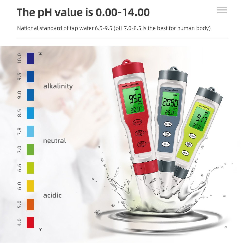 Marine Aquarium Water Analyzer - Цифровой тестер контроля качества воды TDS