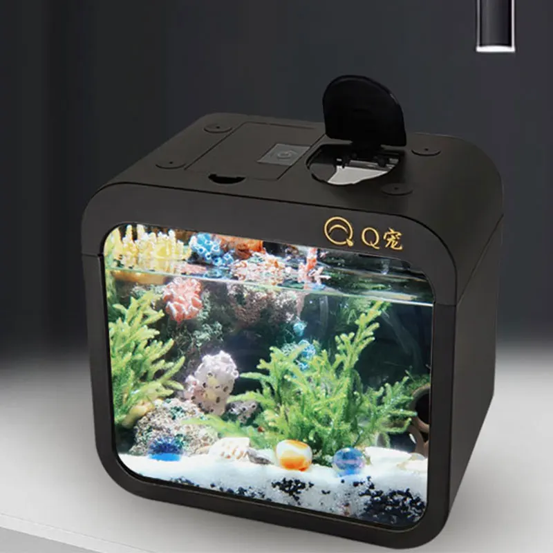Marine Aquarium All In One - Настольный прозрачный акриловый аквариум, пластиковый маленький