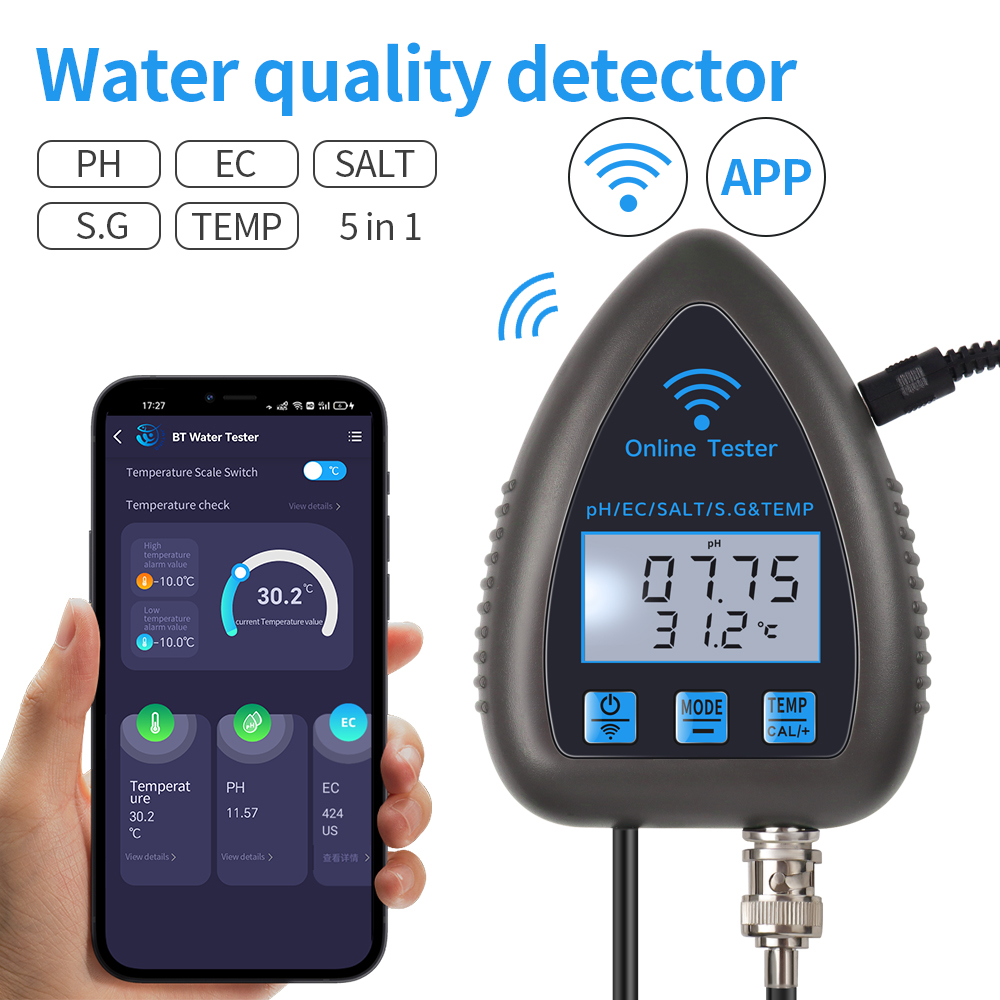 Измеритель Качества Воды Tuya  – обзор и цена Marine Aquarium Water Analyzer