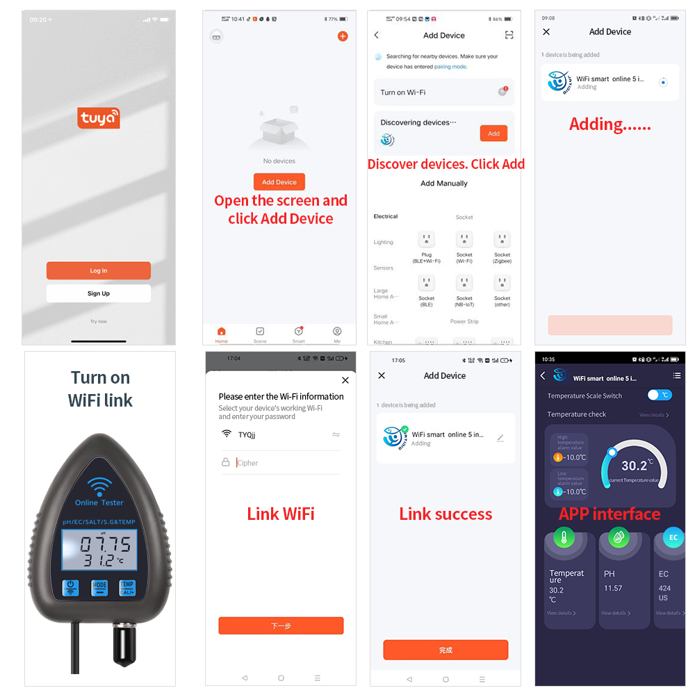 Измеритель Качества Воды Tuya  – обзор и цена Marine Aquarium Water Analyzer