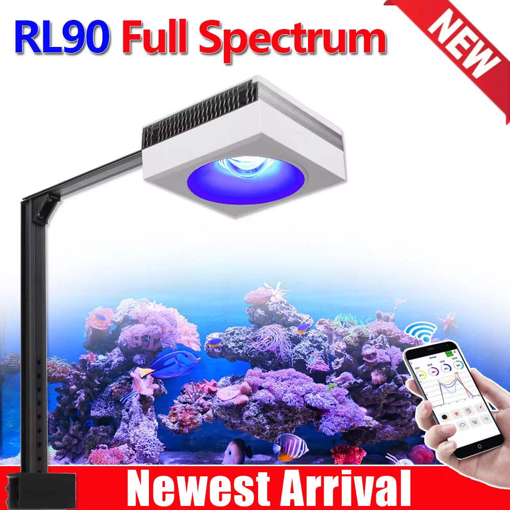 PopBloom RL90 полный спектр, W – обзор и цена Marine X Aquarium