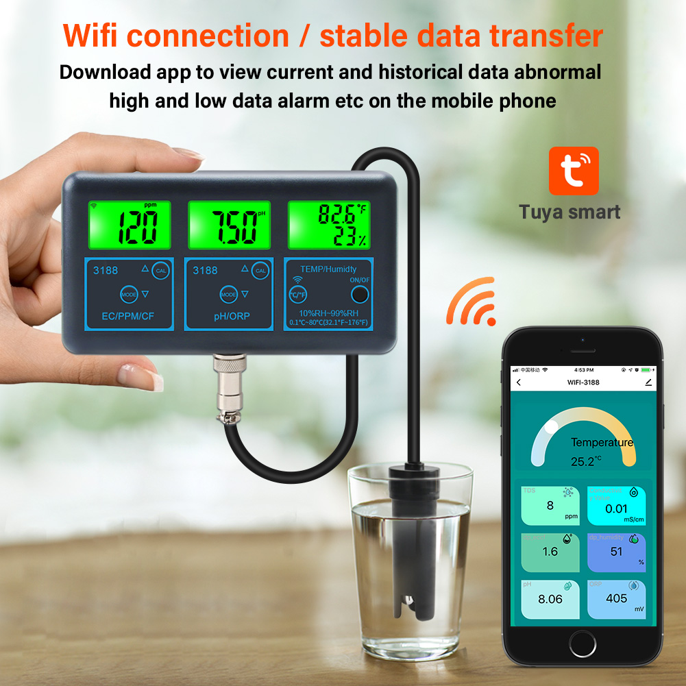 Тестер воды TDS(ppm) EC ORP с  – обзор и цена Marine Aquarium Water Analyzer