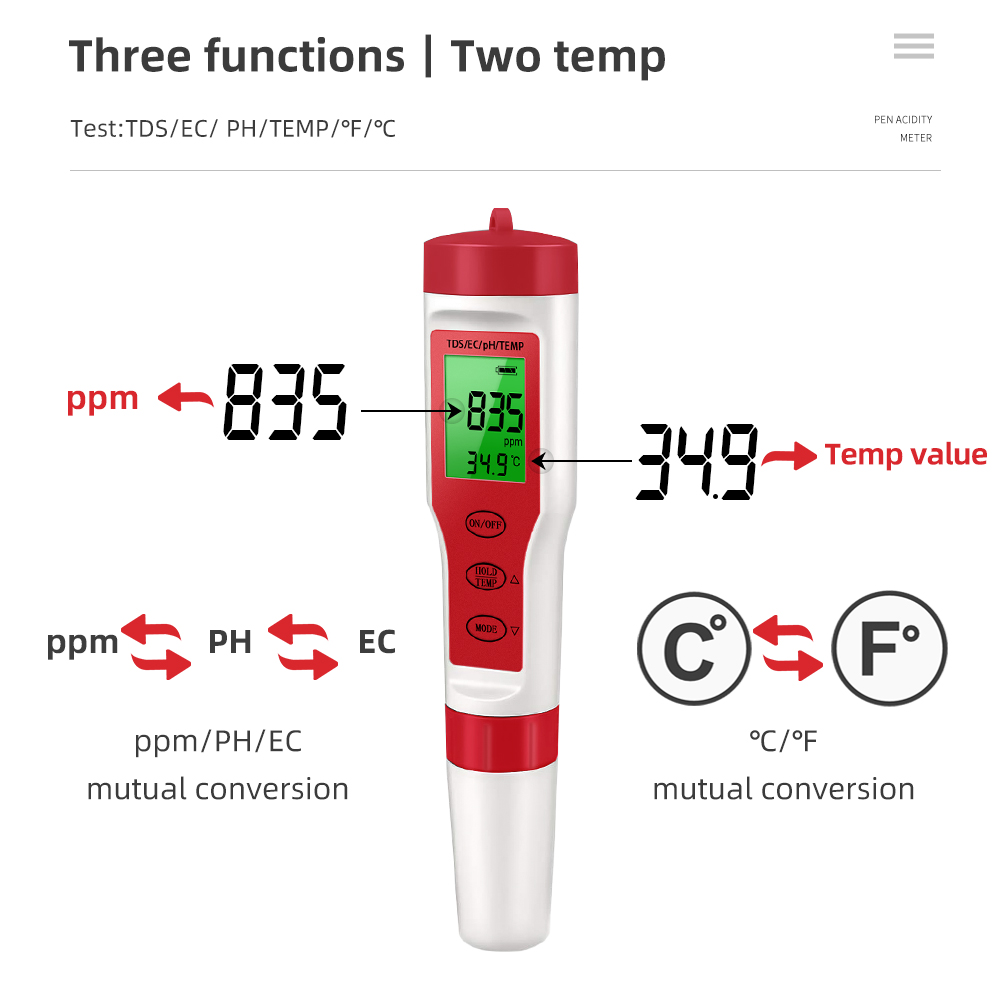Цифровой тестер контроля качес – обзор и цена Marine Aquarium Water Analyzer