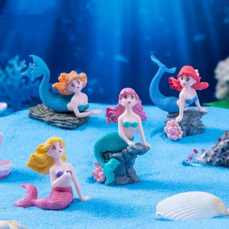 Набор из 4 пластиковых миниатю – обзор и цена Marine Aquarium All In One