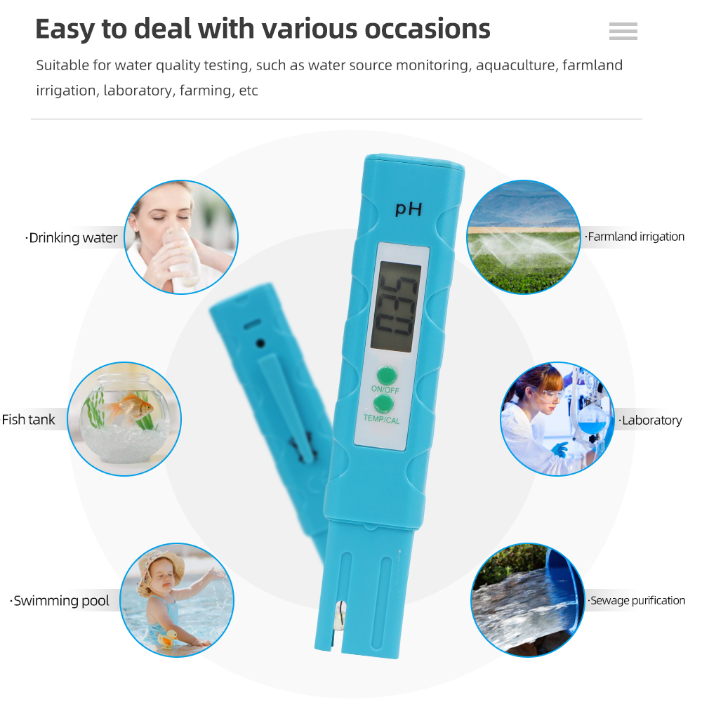 pH-метр карманный для аквариум – обзор и цена Marine Aquarium Water Analyzer