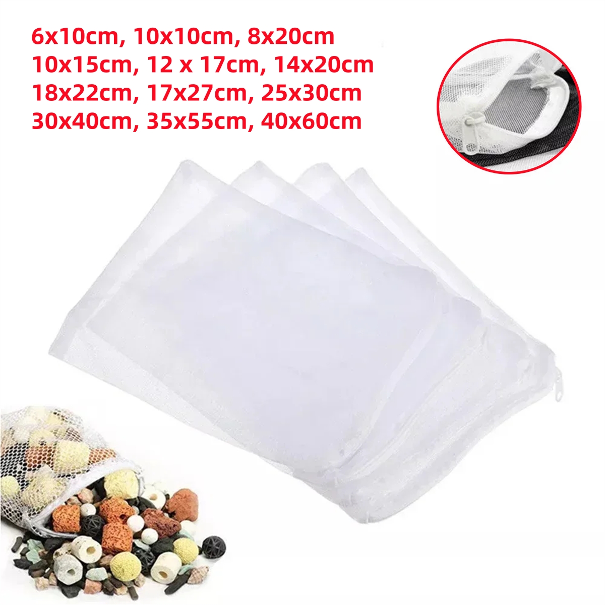 1/5 шт. аквариумные фильтр-меш – обзор и цена Activated Carbon Bag